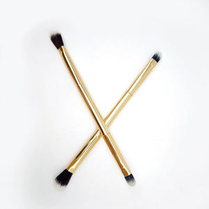 Brocha para polvos esponjosos de doble cara, brocha plana en forma de U para crema de nariz, brocha de contorno de precisión, juego de herramientas de maquillaje - Product Image 4