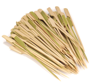 Brochettes en bambou personnalisables avec logo pour barbecue extérieur, de qualité alimentaire, jetables, antiadhésives et résistantes à la chaleur
