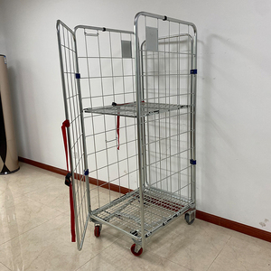 Carrinho de Armazenamento Dobrável de Alta Qualidade Huidu com Capacidade de 900L, Fechável, Resistente à Corrosão, em Malha de Aço - Product Image 2