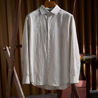 Kemeja Linen Pria 100% Rami Murni Lengan Panjang Kasual Bisnis Bernapas Ringan Lembut Dicuci Harga Pabrik Grosir Kustom