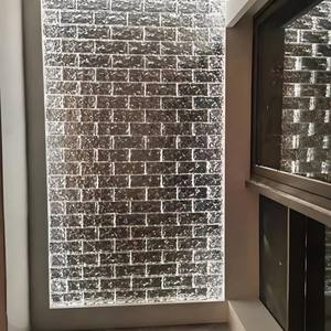 Azulejos de Vidrio con Superficie Prismática Hueca Personalizables, Bloques Arquitectónicos Innovadores, Decoración de Paredes, Baño, Hotel, Sala de Estar, Exterior - Product Image 3