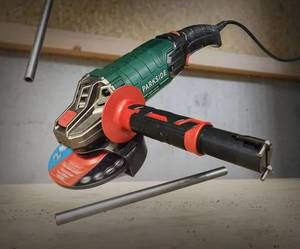 Amoladora Angular Inalámbrica con Motor sin Escobillas de 1200W, 11000 RPM, Disco de <span class=keywords><strong>125</strong></span> mm, Carcasa de Aluminio Fundido, Herramienta Industrial - Product Image 3