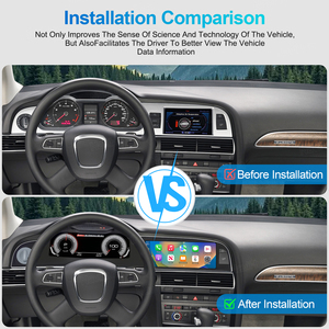 Autoradio Android con Display LCD Digitale per Cruscotto Virtuale, Compatibile con <span class=keywords><strong>Audi</strong></span> <span class=keywords><strong>A6</strong></span> A6L C6 4F <span class=keywords><strong>2005</strong></span>-2011, Carplay Wireless - Product Image 6