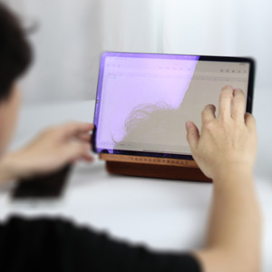 Support de tablette en bois de Sapele réglable pour la maison et le bureau, compatible avec les tablettes Xiaomi - Product Image 3