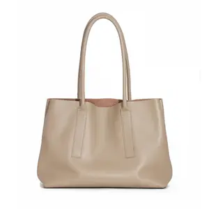 2020 Retro Large Capacity Cowhide Bags Girls Real Leather Tote Bag Women Handbag