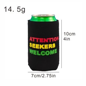Porta Lattine Personalizzati per Matrimonio Bomboniere Personalizzate Porta Lattine con Monogramma Isolatori per Bevande in Neoprene - Product Image 6