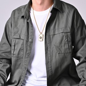 Collar con colgante de cartas de juego King Of Hearts, acero inoxidable, unisex, estilo Hip Hop Punk, joyería para fiesta - Product Image 3