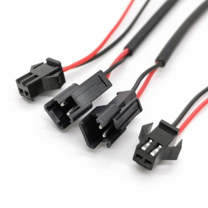 用于汽车电子单色发光二极管条的SM 2针公母连接器管聚氯乙烯绝缘多芯夹套电缆 - Product Image 5