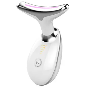 ES1081 Lifting collo massaggiatore EMS Micro-introduzione a temperatura costante impacco di bellezza strumento di massaggio di bellezza