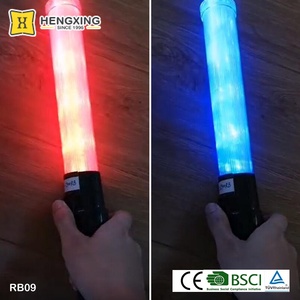 工場警告ワンド赤青安全道路横断PCABS充電式交通LED点滅バトン - Product Image 3