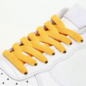 Lacets de chaussures unisexes décontractés en polyester, personnalisables, imprimés, de haute qualité, 8 mm de largeur, 50-200 cm de longueur, 57 couleurs, monocouche - Product Image 3