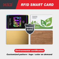 Kontaktlose Smart-Chipkarte, individuell bedruckbare PVC-Zugangskontrollkarte, RFID-NFC-Karte