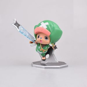 Figura de PVC de Tony Tony Chopper Estilo Ninja Chibi, Escala 1:12, Adorno Coleccionable con Base de Exhibición para Decoración del Hogar - Product Image 3