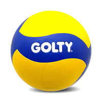 Ballon de volley-ball GOLTY VL-2008 taille 5, poids 260-280g et circonférence 650-670mm, avec autocollant personnalisé professionnel laminé.