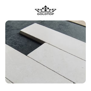 Grande dalle élégante en calcaire crème <span class=keywords><strong>du</strong></span> <span class=keywords><strong>Portugal</strong></span> avec un ton beige subtil pour les panneaux muraux de hall modernes et la conception d'un <span class=keywords><strong>comptoir</strong></span> de réception - Product Image 6