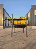 Foreuse pneumatique sur chenilles TS350 350m pour puits d'eau, machine de forage DTH pour roches dures et puits profonds