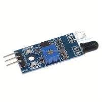 Modul Sensor penghenti halangan inframerah untuk Arduino Diy Robot mobil pintar fotoelektrik reflektif 3pin