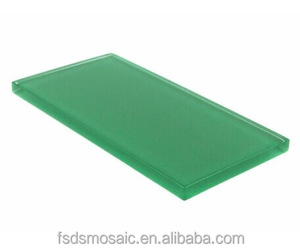 Màu xanh lá cây Dải gương kính thẳng khảm tường nhà bếp gạch backsplash gạch nhà bếp khảm devince Kính - Product Image 3