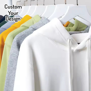 High Quality Heavyweight Winter <b>Thick</b> <b>Fleece</b> Unlined Solid Oversize Men Pullover Hoody Custom Print Logo Hoodie - Product Image 4