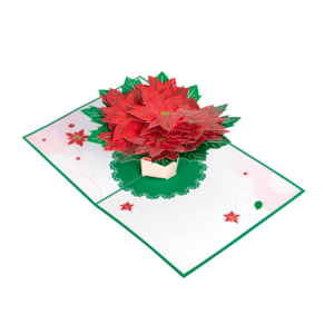 Tarjeta de felicitación emergente 3D artesanal para el día de Navidad, regalo de vacaciones único, artesanía de papel plegable creativa - Product Image 6