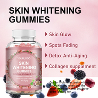 Gummies éclaircissantes pour la peau L-Glutathion & Collagène & Biotine Anti-âge Antioxydant Peau hydratée et éclatante pour estomper les taches