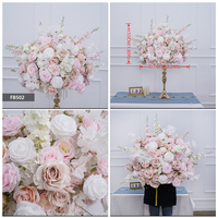 Bouquet de fleurs très vendu pour la fête des mères, décorations pour la maison, fleurs de cerisier mélangées à des roses, fleurs artificielles en boule