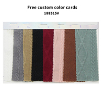Stoffen Fabrikant Luxe Jacquard Holle Stof Modieuze Polyester Spandex Gebreide Stof Voor Dameskleding