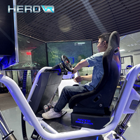 HEROVR Electric Go Kart 6 Dof Motion F1 Car VR Racing Simulator Experiencia de conducción de carreras de metal para interiores/exteriores para centros comerciales