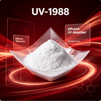 Penyerap UV ZHUOTAI UV-1988 CAS 7443-25-6 Benzylidene Malonate Penstabil Cahaya untuk Aditif Pelapis Plastik Anti-Kuning PC