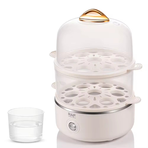 Vaporera Eléctrica para Huevos de 350W con Diseño de Doble Bandeja Vertical y Calentamiento Estable para la Preparación Diaria de Huevos - Product Image 5