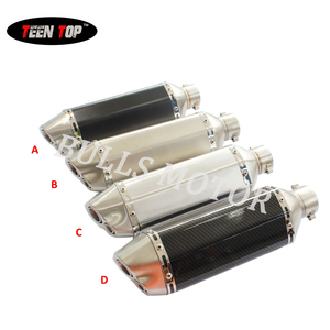 exclusivo de acero inoxidable universal de <span class=keywords><strong>escape</strong></span> de la motocicleta <span class=keywords><strong>doble</strong></span> <span class=keywords><strong>salida</strong></span> de <span class=keywords><strong>escape</strong></span> para scooter/de la motocicleta - Product Image 3