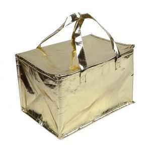 Bolsa Térmica Promocional Grande Personalizada con Logotipo, Lonchera Aislada para Pastel con Cierre, Económica - Product Image 1