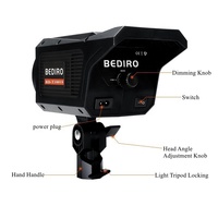 Lampe LED 100W avec télécommande pour studio, vidéo, film, photographie, monture Bowens, lampe COB pour appareil photo, téléphone, diffusion en direct, lumière de beauté