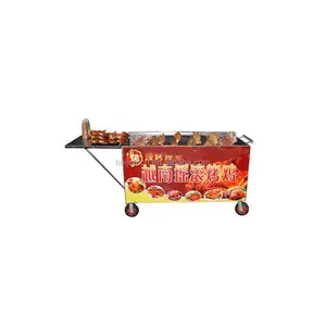 CE approved charcoal chicken grill machine