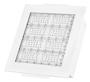 Projecteurs LED d'extérieur 100W LUMILEDS pour auvent, IP65, en aluminium, à montage en surface, garantie 5 ans, température de couleur 4000K-6500K, pour stations-service - Product Image 1