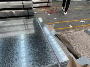 <span class=keywords><strong>T</strong></span>ôles d'acier galvanisé à chaud de 0,2 à 5 mm d'épaisseur Z40 Z80 Z120 à petites paillettes - Product Image 5