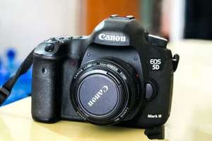 กล้อง EOS 5D3 5D Mark 3 + เลนส์ 50 มม. F1.8 ของแท้ Canon มือสอง กล้อง DSLR ระดับมืออาชีพ กล้องดิจิตอล - Product Image 3