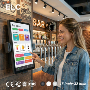 Kioscos de Pago de Pared con Alimentación POE, Carcasa Metálica Compacta, Kiosco de Pago Tipo Barra para Montaje en Pared - Product Image 1