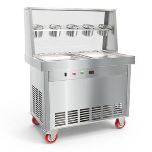 Macchina per Gelato Fritto a Piastra Singola, Best Seller, Gelatiera da Tavolo per Piccoli Negozi a Basso Prezzo - Product Image 3