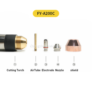 Piezas de repuesto para herramienta de antorcha, electrodos de Plasma de cobre para cortar para consumibles de cortador de Plasma de 25/30/ - Product Image 6