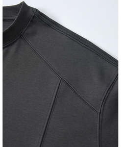 T-shirt da <span class=keywords><strong>uomo</strong></span> slim fit personalizzate all'ingrosso, a maniche raglan, in maglia, girocollo, colore bianco - Product Image 6