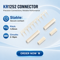 Alternative au Molex 51021, Boîtier de connecteur fil-circuit à sertir, pas de 1,25 mm, 2 à 16 broches, Prix usine en gros