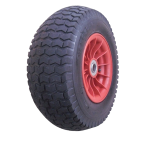 Roue en caoutchouc pneumatique 650-<span class=keywords><strong>6</strong></span>, pneu de tracteur robuste pour chariot à main et brouette, pneus de grande taille anti-crevaison - Product Image 1