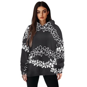 Venta al por mayor sudaderas con capucha de las mujeres sudaderas logotipo personalizado más tamaño esencial Sudadera con capucha unisex de gran tamaño elei imprimir negro sudaderas con capucha - Product Image 1