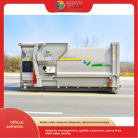 Station de compactage de déchets mobile Yu Xi de 12 m3 avec garantie d'un an et capacité de 8890 kg