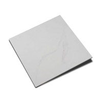 Carreaux de céramique antidérapants en marbre blanc 40x40 pour sol de salle de bain et toilettes