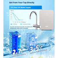 Robinet mélangeur 5 en 1 en acier inoxydable, machine à soda, machine à soda gazeuse commerciale sous l'évier, distributeur d'eau gazeuse