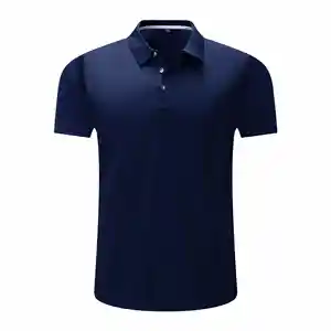 工場格安価格ユニセックスポロシャツ制服ポロメンズ半袖固体ゴルフポロシャツ