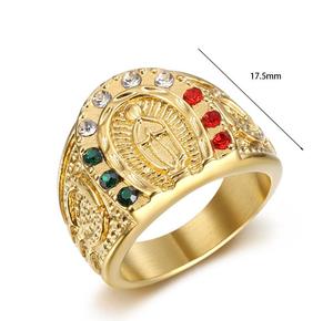 Santa <span class=keywords><strong>Maria</strong></span> Men Ring hiphop Shinning Luxury Gemstone Ring Boy Joyería de moda fiesta Anillos de boda para hombre - Product Image 6