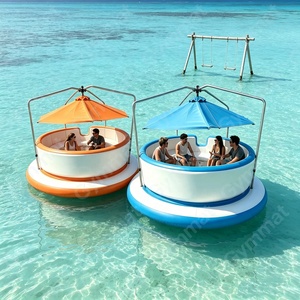 Bateau Donut Électrique Stable Direct Usine, Bateau BBQ Donut, Taille et Couleur Personnalisables pour Parcs Aquatiques et Attractions Touristiques - Product Image 5